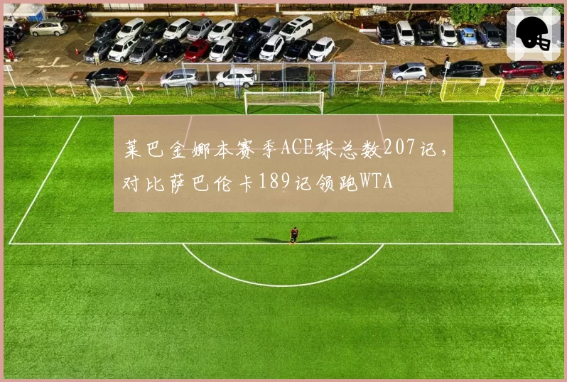 莱巴金娜本赛季ACE球总数207记，对比萨巴伦卡189记领跑WTA